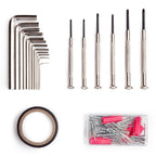 148-Piece Automotive And Household Tool Set, Pink Repair Kit Case | Versatile tool assortment for car maintenance, home repairs, DIY projects, furniture setup, and daily fixes in a molded case.