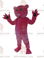 Fuchsia Panther BIGGYMONKEYMascot Costume. panther costume
