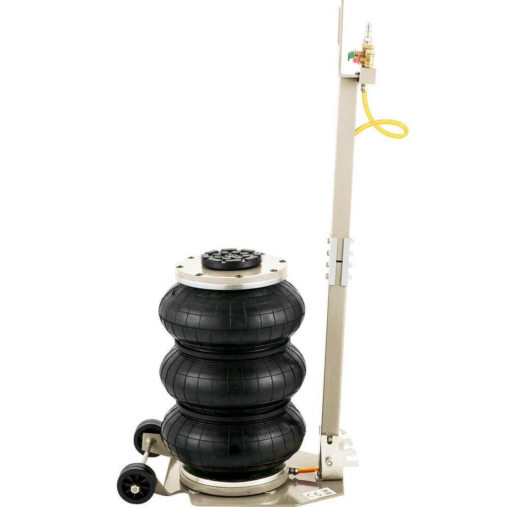 Triple Air Bag Jack Pneumatic Jack 6600lbs  Lift 3T Heavy Duty White