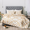 Elisabeth Fredriksson Golden Geo Comforter by Deny s
