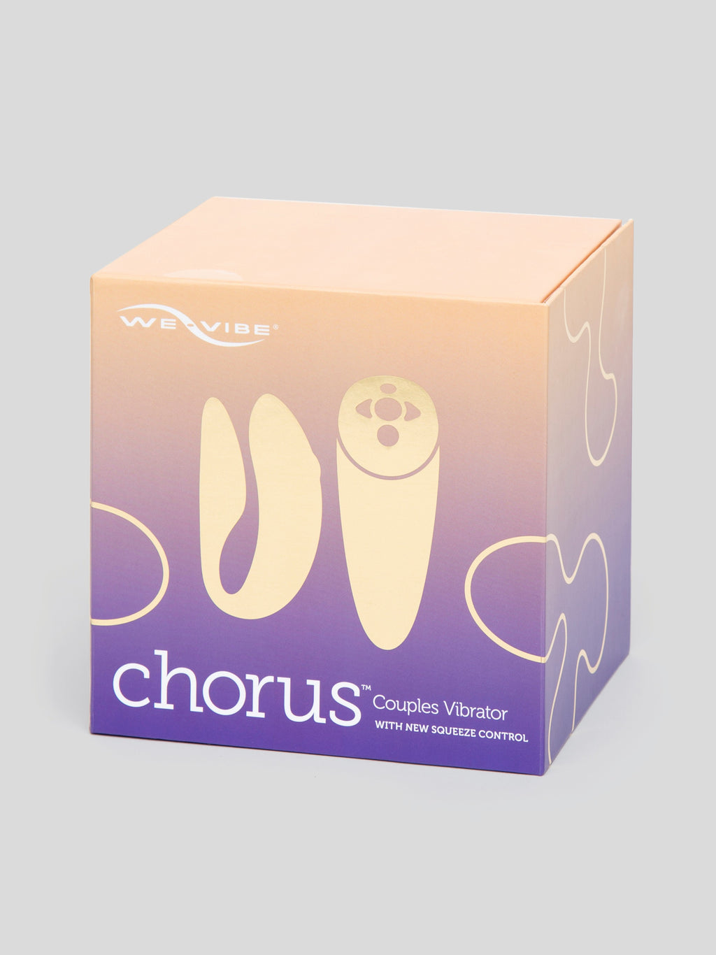 We-Vibe Chorus App and Remote Controlled Rechargeable Couple's Vibrator, Purple | Purple