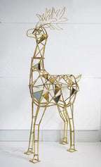 TX USA Corporation Christmas Decorative Led Lighted Metal Reindeer