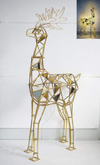 TX USA Corporation Christmas Decorative Led Lighted Metal Reindeer