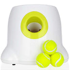 Arshily - Dog pet Toys Tennis Launcher Automatic Throwing Machine pet Ball Throw Device Section Emission with 3 Balls