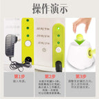 Arshily - Dog pet Toys Tennis Launcher Automatic Throwing Machine pet Ball Throw Device Section Emission with 3 Balls
