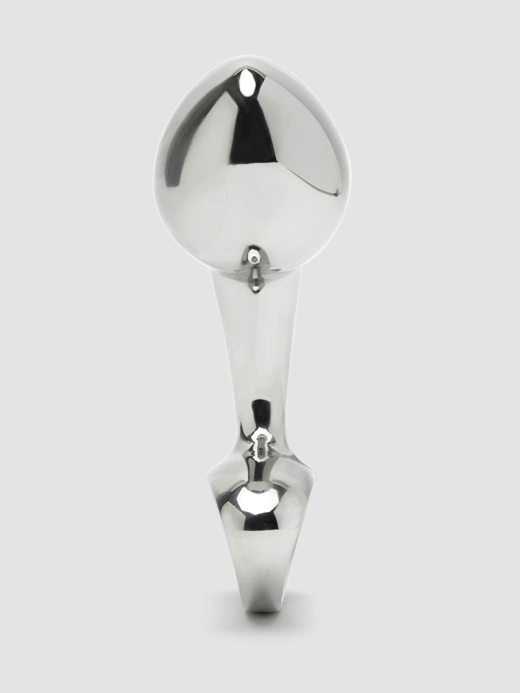 njoy Pure Plug Medium Stainless Steel Butt Plug, Silver
