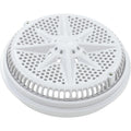 PENTAIR POOL PRODUCTS Main Drain Grate, PentStarGuard, 8", 112gpm, Wht, qty 2, Long Ring