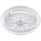 PENTAIR POOL PRODUCTS Main Drain Grate, PentStarGuard, 8", 112gpm, Wht, qty 2, Long Ring