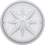 PENTAIR POOL PRODUCTS Main Drain Grate, PentStarGuard, 8", 112gpm, Wht, qty 2, Long Ring