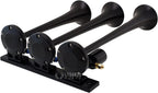 Vixen Horns Train Horn Kit for Trucks/Car/Semi. Complete Onboard System- 150psi Air Compressor, 1.5 Gallon Tank, 3 Trumpets. Super Loud dB. Fits Vehicles like Pickup/Jeep/RV/SUV 12v VXO8530/3118B