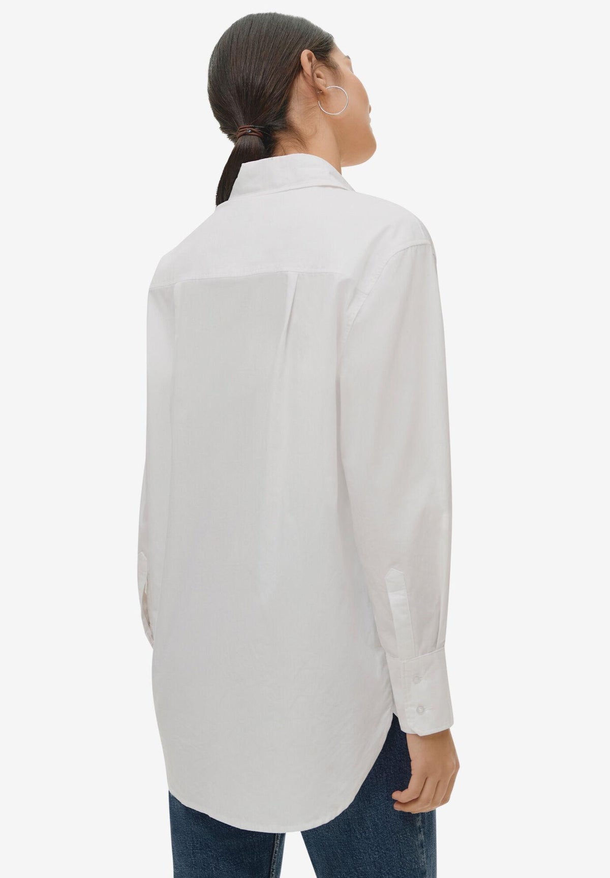 oversized shirt with chest pocket