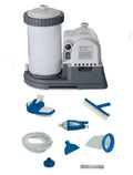 intex 2500 gph gcfi pool filter pump with timer (633t) &amp; deluxe maintenance kit