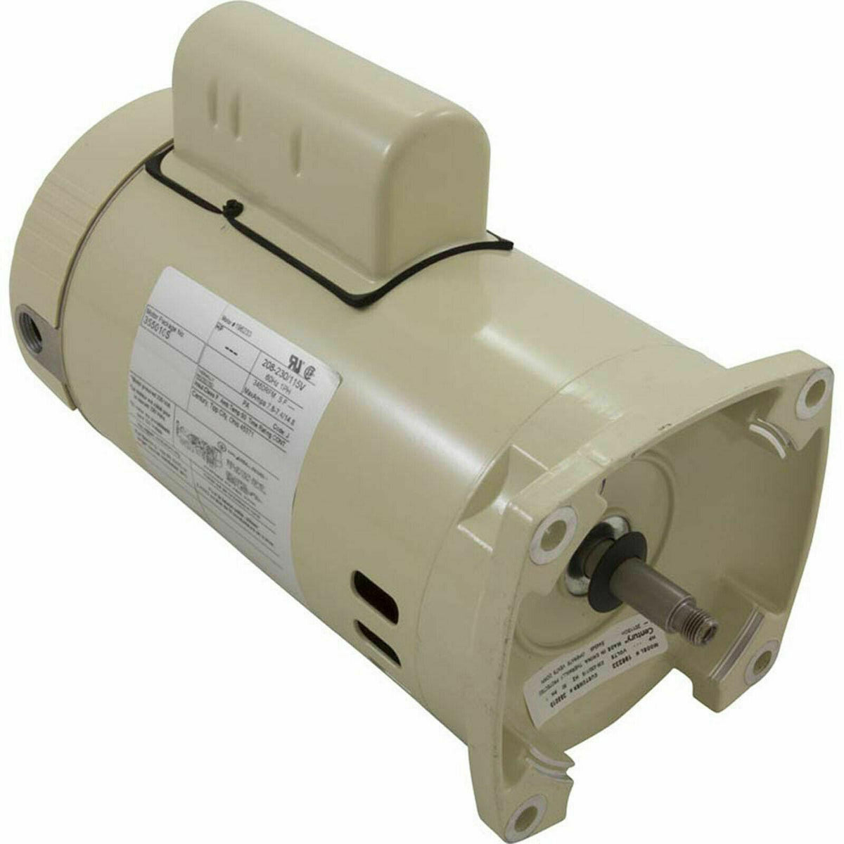 pentair whisperflo almond  1hp pool pump motor century (355010s)