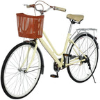 2021 Comfort Bikes Beach Cruiser Bike for Women Anti-Skid Wear-Resistant Tires with Rear Seat.