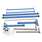 Ainfox Adjustable Gymnastics Horizontal Bars Fitness Gymnastics Training Kip Bar- Height Adjustable for Home閿涘╫t Include Gym Mat閿涘湐lue閿