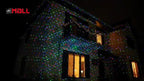 LedMall Moving Firefly Garden Laser Multi-color LED Projector Lights Holiday Lighting, 300"