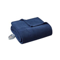 Beautyrest Polyester Solid Textured Fleece Heated Blanket BR54-3261