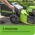 48V (24V x 2) 20" Brushless Cordless (Push) Lawn Mower (LED Headlight), (2) 4.0Ah Batteries and Dual Port Rapid Charger Included (200+ Compatible Tools)