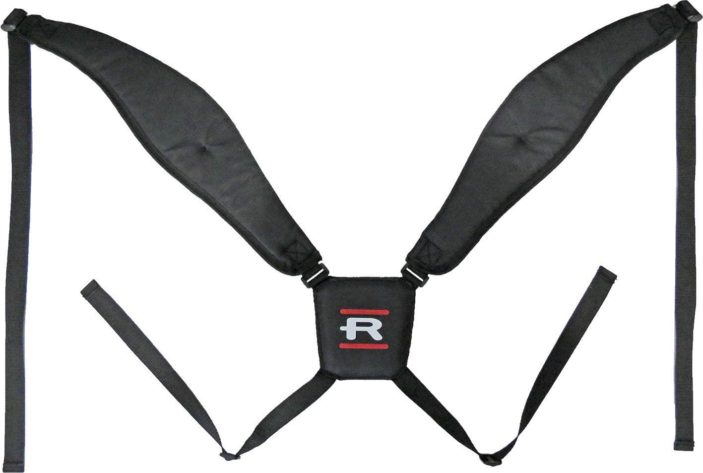 Rife Golf Black Red Gray Stand Bag Light Weight Dobby Nylon with 9 inch, 7-Way Friendly Separator Top, Front Position Putter Compartment