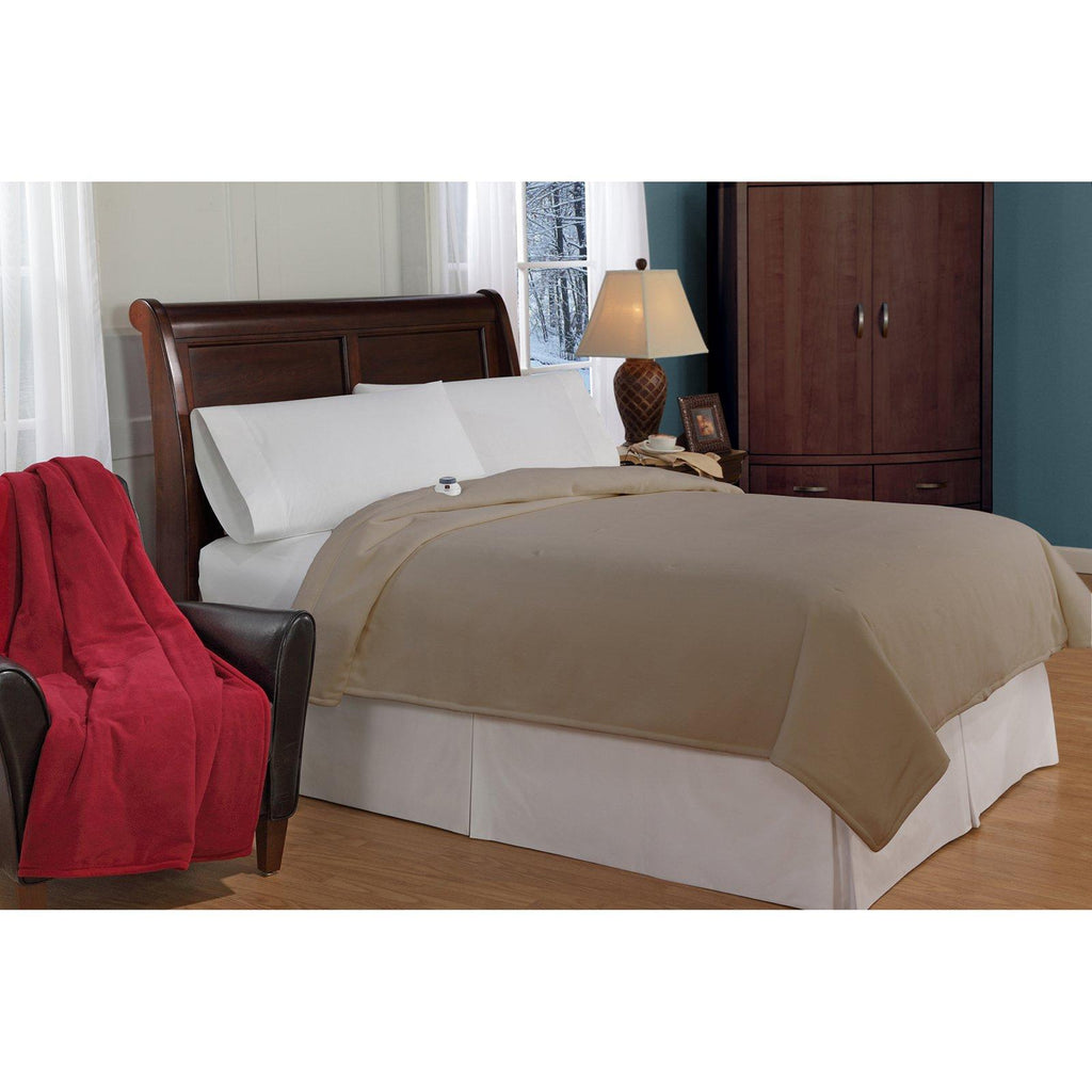 Safe and Warm Micro-Fleece Low-VoltaHeated Electric Blanket
