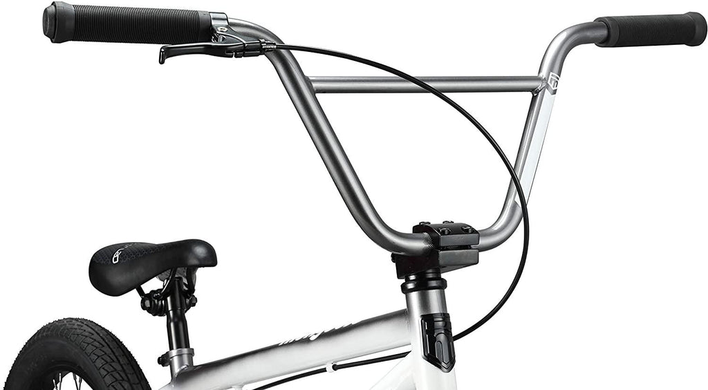 Mongoose Legion L20 Freestyle Youth BMX Bike Line for Beginner-Level to Advanced Riders, Steel Frame, 20-Inch Wheels, White
