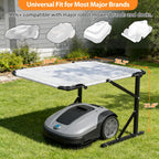 Universal Robot Mower Garage, Waterproof Outdoor Shelter with 2-Side Openable , All-Weather Protection for , Worx, Landroid,  Goat, Luba and More