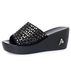 High Heels Women Casual Shoes Summer Slippers
