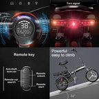 [US Stock] 350W Adults Folding Electric Bike 14inch, e Bike Electric Bicycle for Adults &amp; Teen, 48V 10Ah, Ultra Load Bearing 550lbs