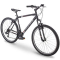 27.5" Royce Union RMT Mens 21-Speed All-Terrain Mountain Bike, 22" Aluminum Frame, Twist Shift, Matte Black