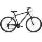 27.5" Royce Union RMT Mens 21-Speed All-Terrain Mountain Bike, 22" Aluminum Frame, Twist Shift, Matte Black