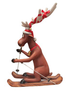 Funny Reindeer Skiing Christmas Decor 5FT- Funny Reindeer Skiing