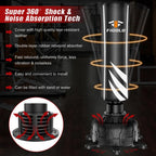 Freestanding Punching Bag 70" - 190lbs Heavy Boxing Bag with 12 Suction Cups Base for Adult Youth Kids - Men Stand Kickboxing Bag for Home Office