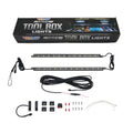2pc White Truck Tool Box LED Lighting Kit for Work & Utility Trucks | Universal Fitment 12" Tubes Install Inside Lid & Shine Down on Tools, Includes Magnetic Power Switch for Automatic On/Off