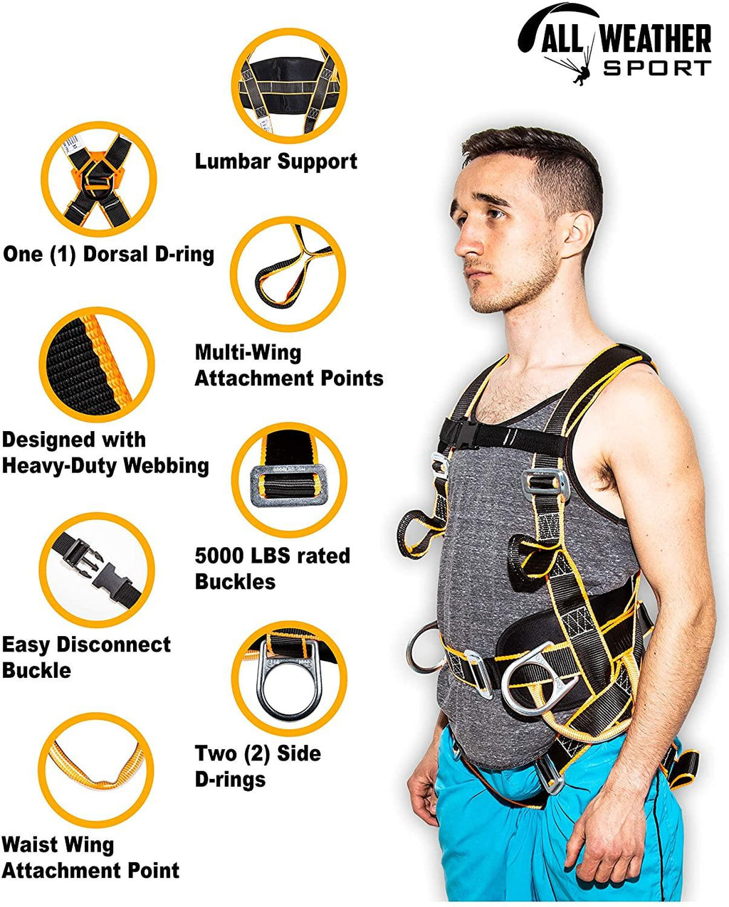 Kiting Harness, Kitesurfing Harness, Kite Surfing Kite Harness, Kitesurfing Equipment, Power Kite Pilot Wings, Paraglider Wing, Kite Surfing Training Kite harnesses For Ground Handling