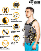 Kiting Harness, Kitesurfing Harness, Kite Surfing Kite Harness, Kitesurfing Equipment, Power Kite Pilot Wings, Paraglider Wing, Kite Surfing Training Kite harnesses For Ground Handling