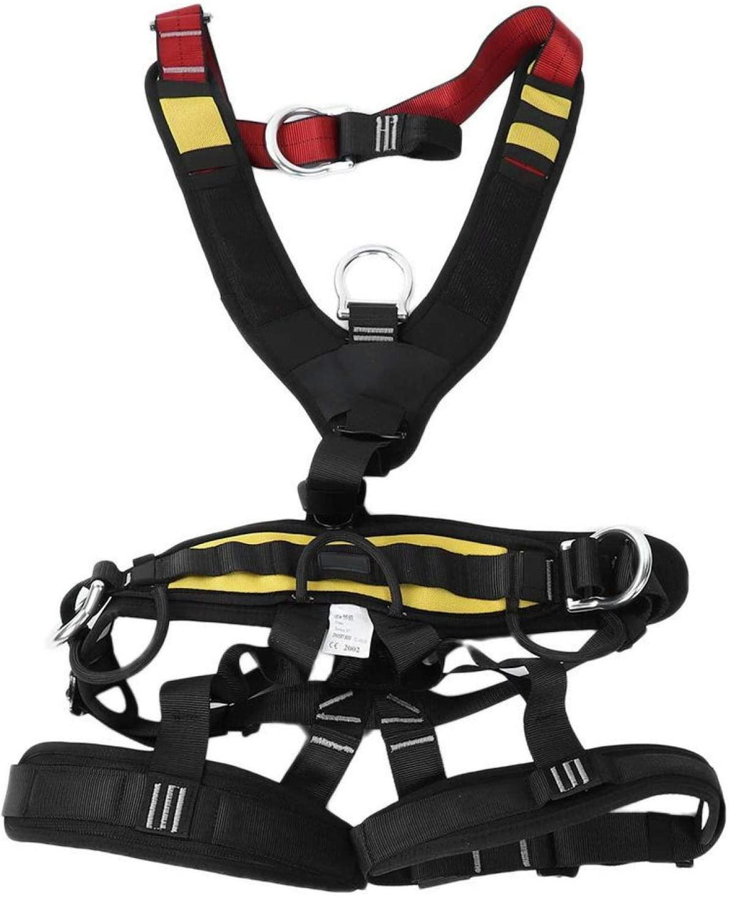 DAUERHAFT Rock Climbing Safety Belt Improving Load Bearing Capability Bearing Rings High Strength Polyester Material,for Outdoor Expanding Training