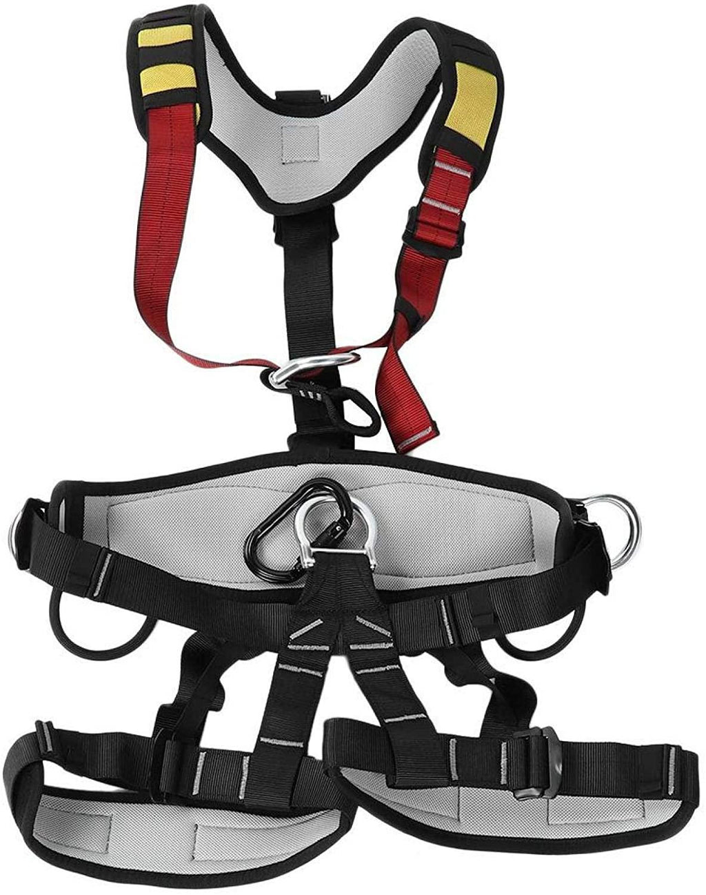 DAUERHAFT Rock Climbing Safety Belt Improving Load Bearing Capability Bearing Rings High Strength Polyester Material,for Outdoor Expanding Training