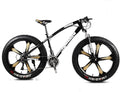 CHICAI Beach Snow Fat Bike Mountain Bike 26-inch Mountain Cross-Country Steel Ultra-Wide Tire Sports Bike Adult 21-30speed Low-Speed Racing Student Bike High-Carbon (Size : 27-Speed)