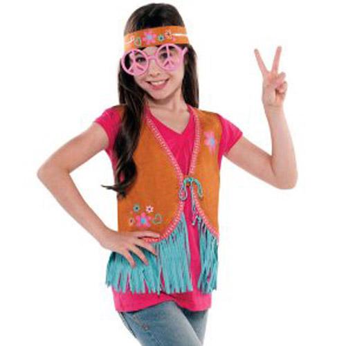Hippie Chick Dress-Up or Halloween Costume (3pc)