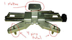3D DSP Wheel Alignment Rack Tool for Camber Caster GauAdapter Rim Clamp Mount
