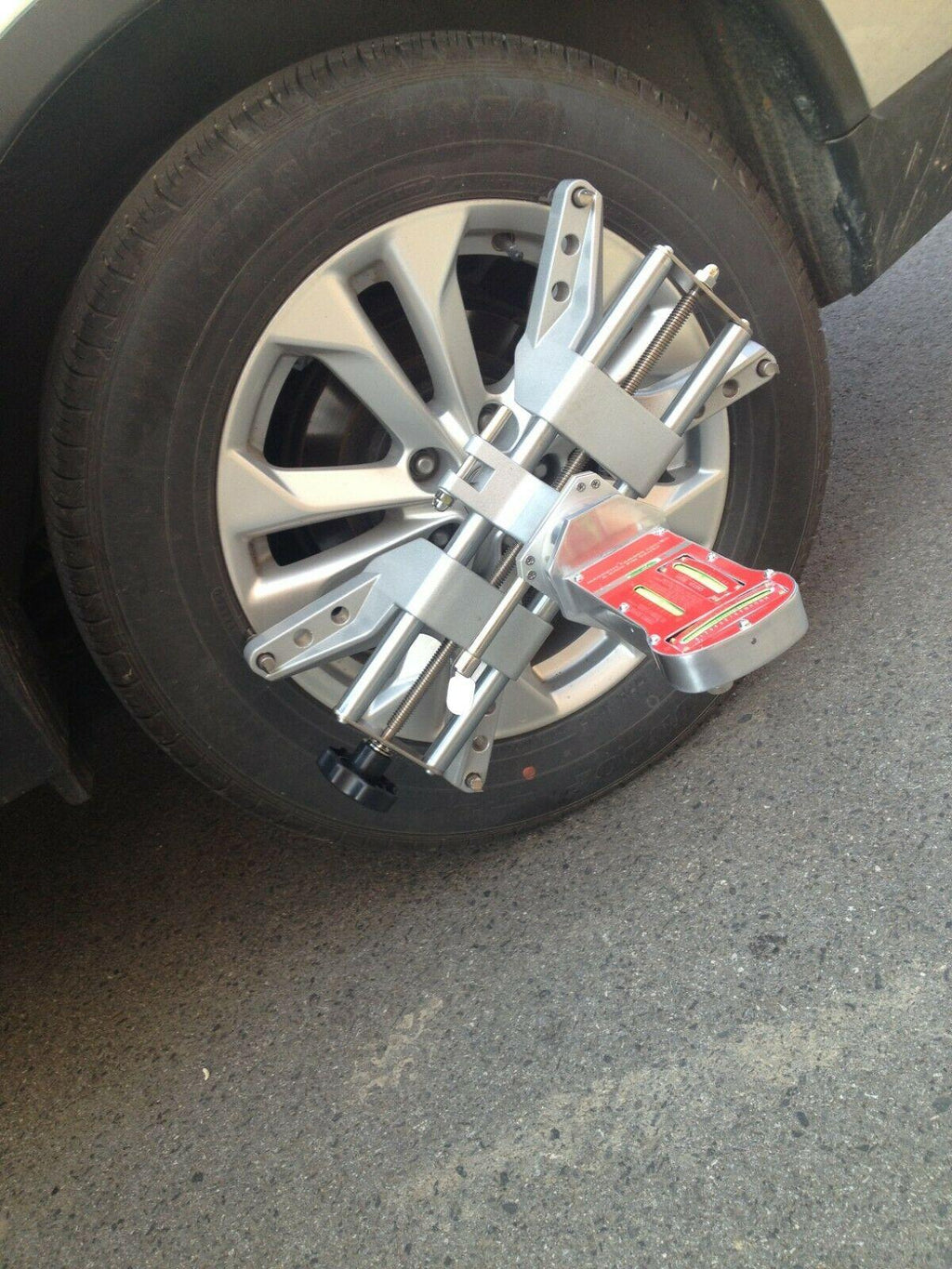 3D DSP Wheel Alignment Rack Tool for Camber Caster GauAdapter Rim Clamp Mount
