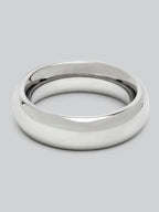 DOMINIX Deluxe 1.9 Inch Stainless Steel Donut Cock Ring, Silver