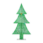 7 ft LED 2D Green Christmas Tree Holiday Yard Decoration