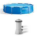 intex  12ft x 30in swimming pool &amp; intex 530 gph pool cartridge filter pump