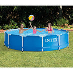 intex  12ft x 30in swimming pool &amp; intex 530 gph pool cartridge filter pump