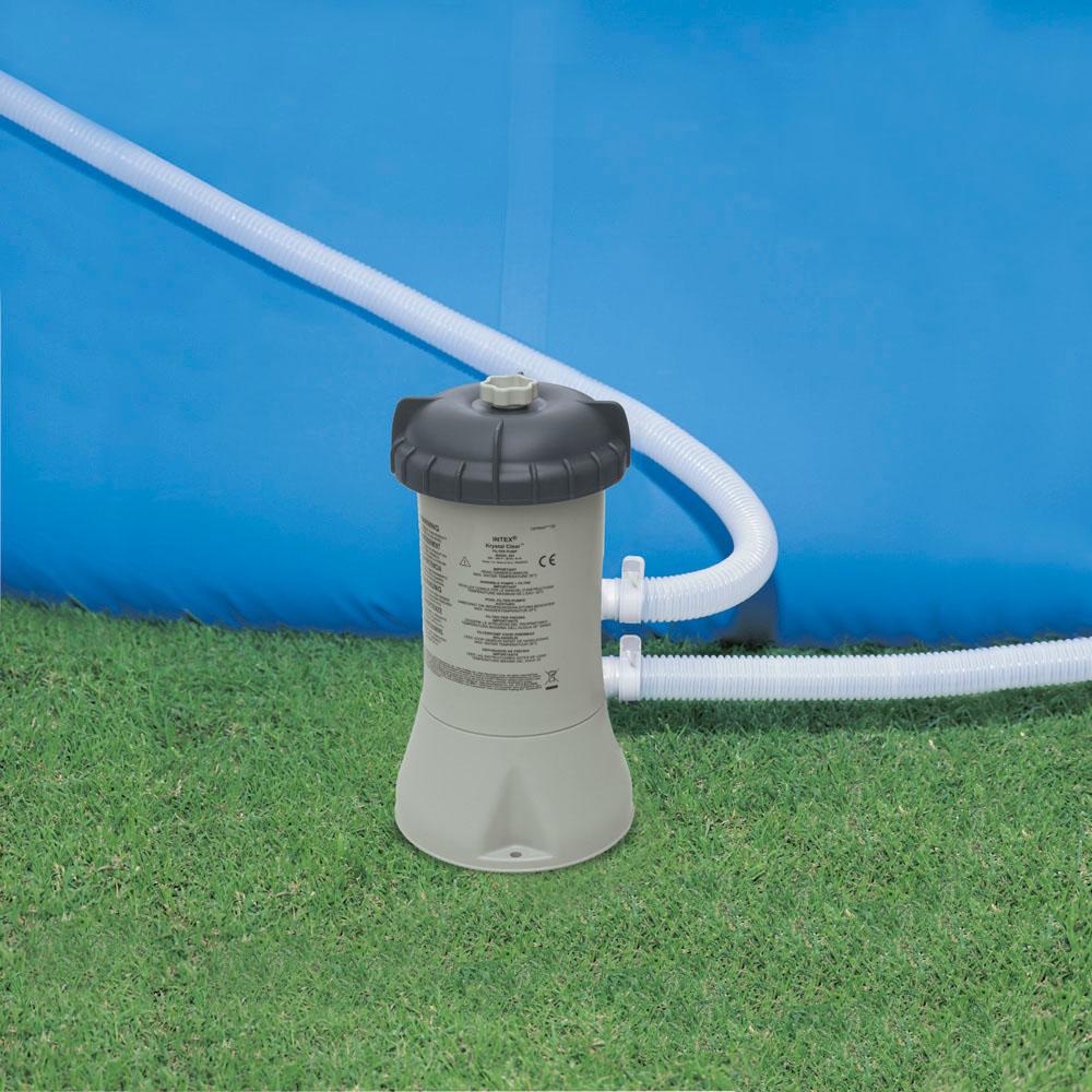 intex  12ft x 30in swimming pool &amp; intex 530 gph pool cartridge filter pump