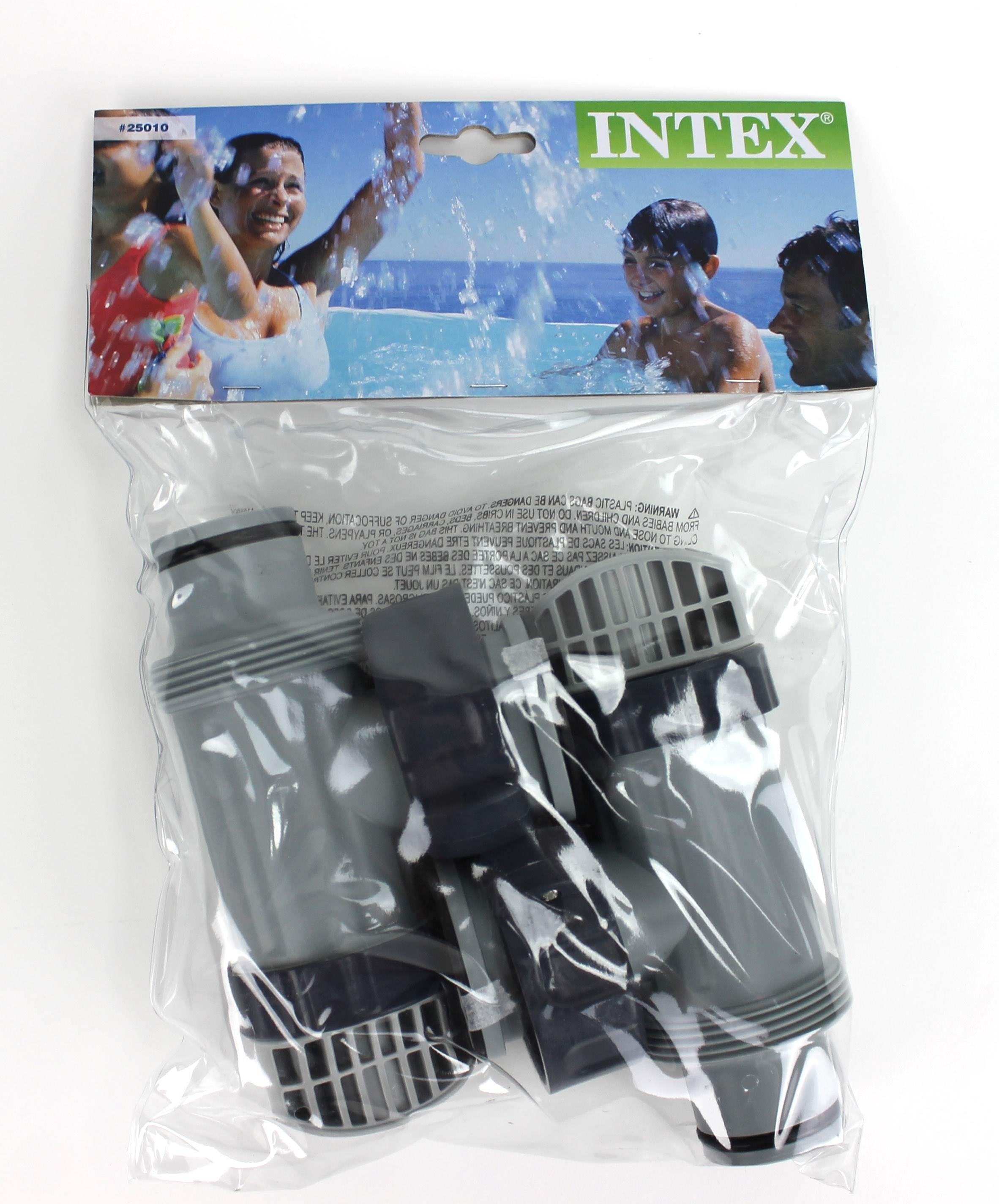 intex 3000 gph above ground pool sand filter pump w/ plunger valves parts (pair)