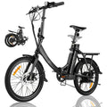 20 In. Folding Electric Mountain Bike Electric Bicycle with Super Lightweight Magnesium Alloy Wheel, LarCapacity Removable Lithium-Ion Battery (36V 350W)