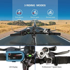 20 In. Folding Electric Mountain Bike Electric Bicycle with Super Lightweight Magnesium Alloy Wheel, LarCapacity Removable Lithium-Ion Battery (36V 350W)