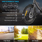 20 In. Folding Electric Mountain Bike Electric Bicycle with Super Lightweight Magnesium Alloy Wheel, LarCapacity Removable Lithium-Ion Battery (36V 350W)
